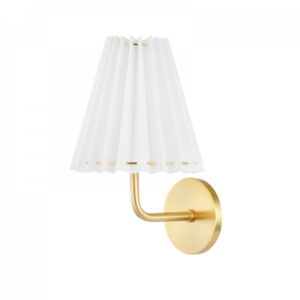Mitzi by Hudson Valley Lighting Demi Wall Sconce H476101A AGB
