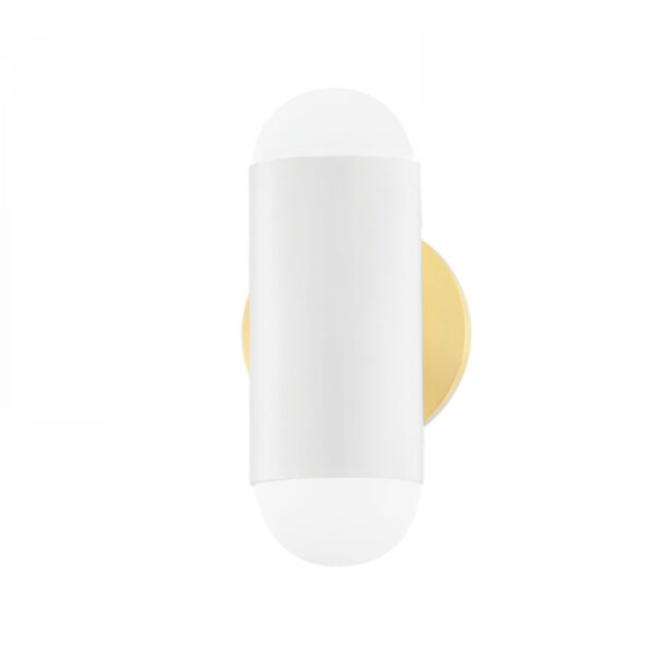 Mitzi by Hudson Valley Lighting Kira Wall Sconce H484102 AGB SWH