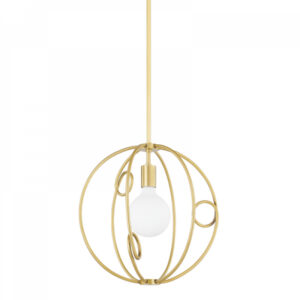 Mitzi by Hudson Valley Lighting Alanis Pendant H485701S AGB