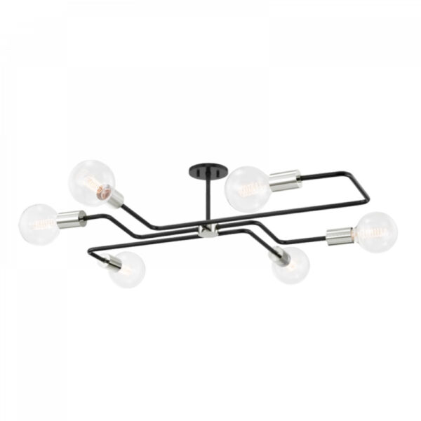 Mitzi by Hudson Valley Lighting Jena Semi Flush H488606S PN TBK