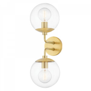 Mitzi by Hudson Valley Lighting Meadow Wall Sconce H503102 AGB