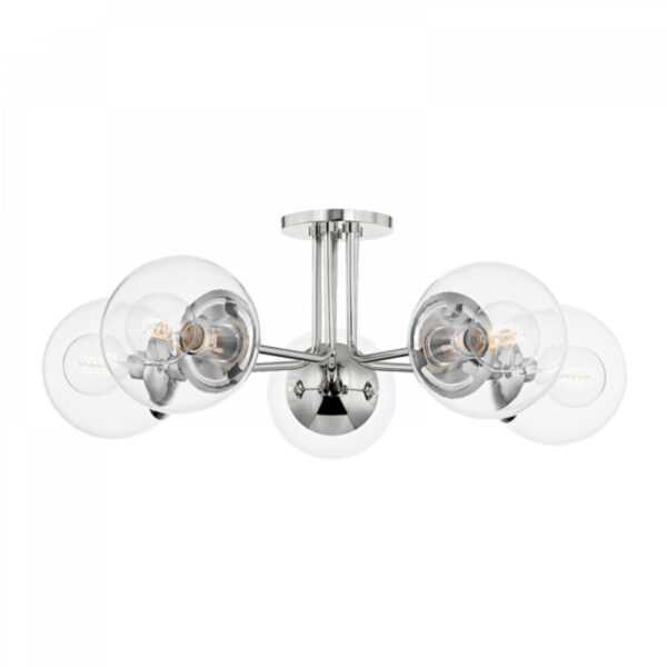 Mitzi by Hudson Valley Lighting Meadow Semi Flush H503605 PN