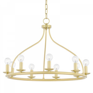 Mitzi by Hudson Valley Lighting Kendra Chandelier H511809 AGB