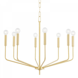Mitzi by Hudson Valley Lighting Bailey Chandelier H516808 AGB