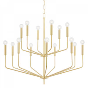 Mitzi by Hudson Valley Lighting Bailey Chandelier H516815 AGB