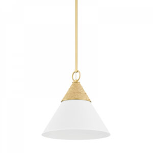 Mitzi by Hudson Valley Lighting Mica Pendant H709701S AGB TWH