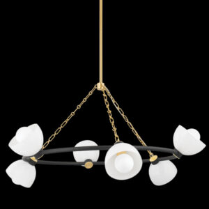 Mitzi by Hudson Valley Lighting BELLE Chandelier H724806 AGB TBK