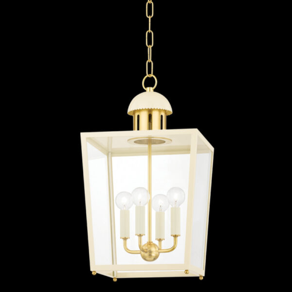 Mitzi by Hudson Valley Lighting JUNE Lantern H737704S AGB SCR