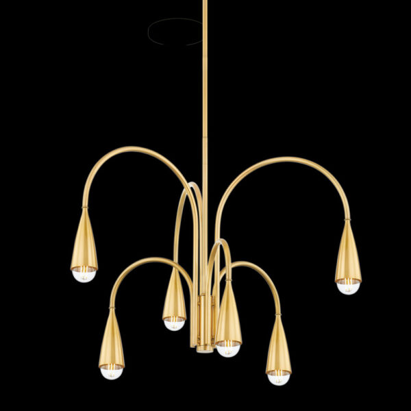 Mitzi by Hudson Valley Lighting JENICA Chandelier H811806 AGB
