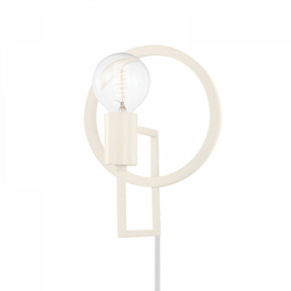 Mitzi by Hudson Valley Lighting Tory Plug in Sconce HL637201 SCR