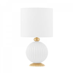 Mitzi by Hudson Valley Lighting Vera Table Lamp HL664201 AGB