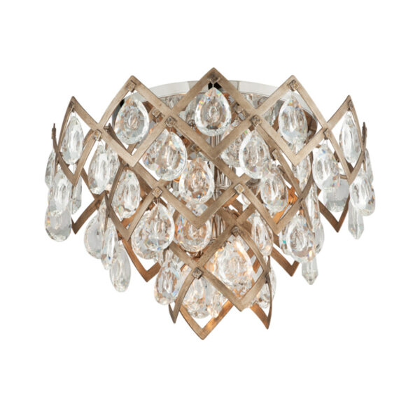 Corbett Tiara Semi Flush 214 33 SGL SS