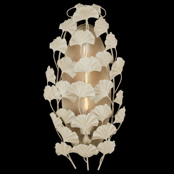 Currey Maidenhair Ivory Wall Sconce 5000 0230
