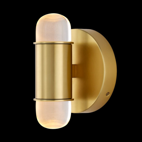 Currey Capsule Brass Wall Sconce 5000 0242