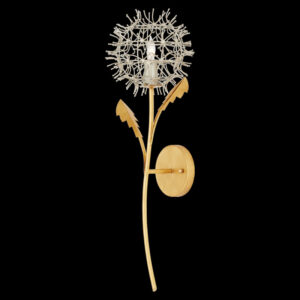 Currey Dandelion Silver & Gold Wall Sconce 5000 0250