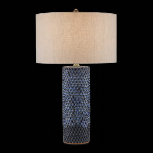 Currey Polka Dot Blue Table Lamp 6000 0821