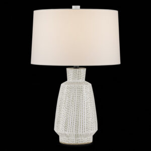 Currey Dash White Table Lamp 6000 0848