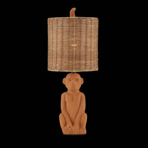 Currey King Louie Terracotta Table Lamp 6000 0850