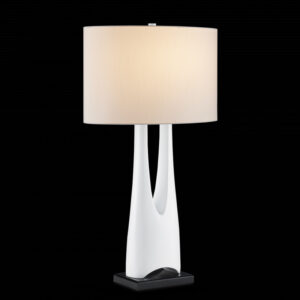 Currey La Porta White Table Lamp 6000 0853