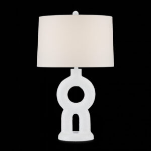 Currey Ciambella White Table Lamp 6000 0857