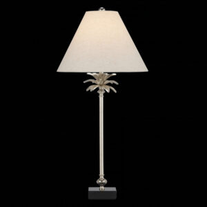Currey Palmyra Nickel Table Lamp 6000 0860