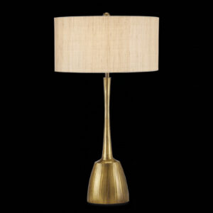 Currey Cheenee Brass Table Lamp 6000 0861