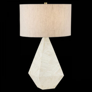 Currey Elysium White Table Lamp 6000 0866