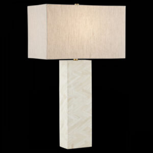 Currey Elegy White Table Lamp 6000 0867