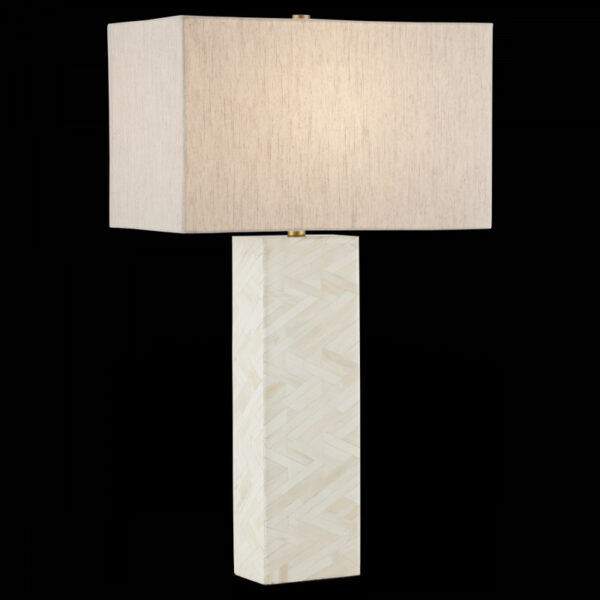 Currey Elegy White Table Lamp 6000 0867