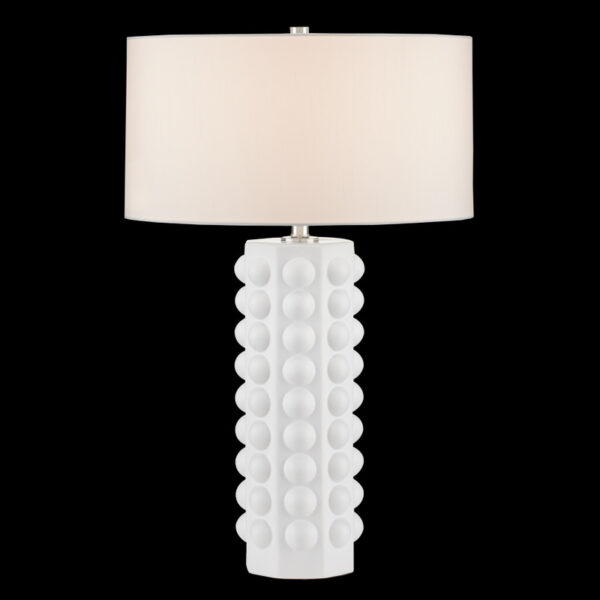 Currey Cassandra White Table Lamp 6000 0870