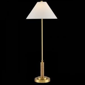 Currey Ippolito Brass Console Lamp 6000 0874