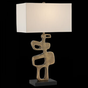 Currey Mithra Brass Table Lamp 6000 0884