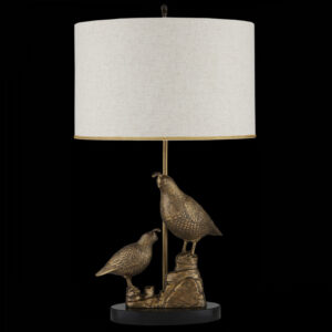Currey Codorniz Brass Table Lamp 6000 0886