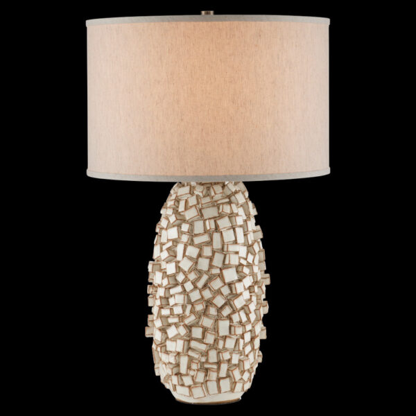 Currey Sugar Cube Ivory Table Lamp 6000 0922