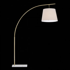 Currey Cloister Large Brass Floor Lamp 8000 0125