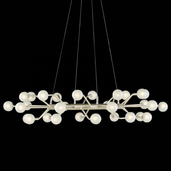 Currey Chaldea Silver Chandelier 9000 0996