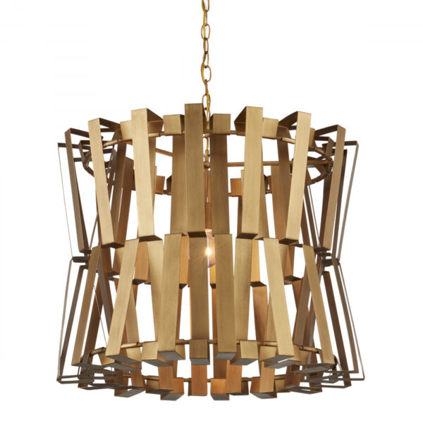 Currey Chaconne Brass Chandelier 9000 1079