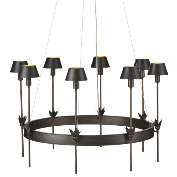 Currey Coterie Bronze Chandelier 9000 1082