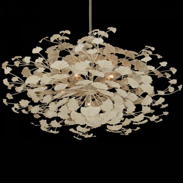 Currey Maidenhair Cream Semi Flush Mount 9000 1108