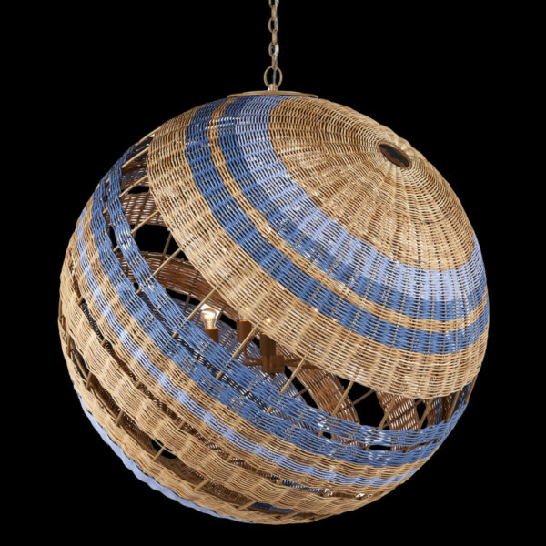 Currey Senjyo Tilted Orb Chandelier 9000 1109