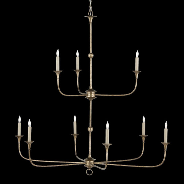 Currey Nottaway Bronze Large Two Tier Chandelier 9000 1129