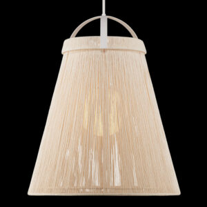 Currey Parnell White Pendant 9000 1153