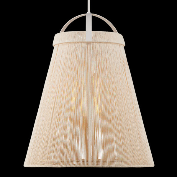 Currey Parnell White Pendant 9000 1153