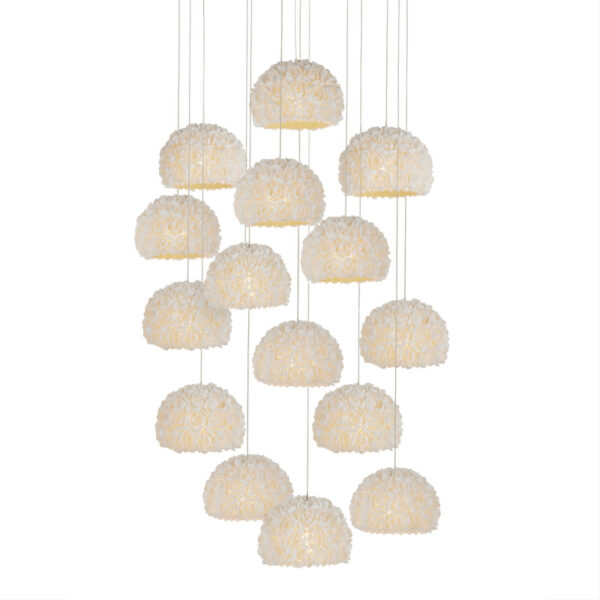 Currey Virtu 15 Light Round Multi Drop Pendant 9000 1180