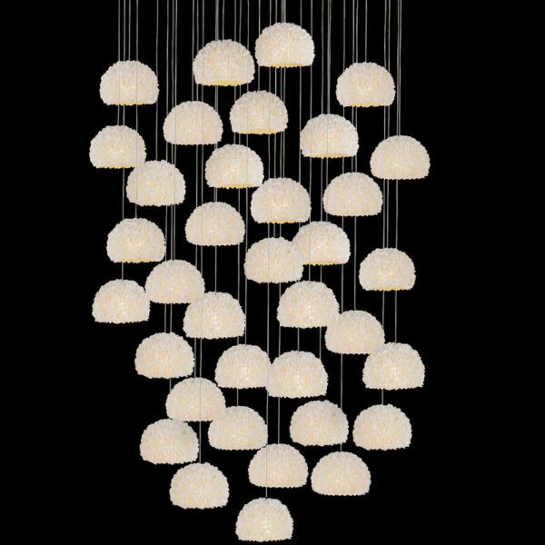 Currey Virtu 36 Light Round Multi Drop Pendant 9000 1183