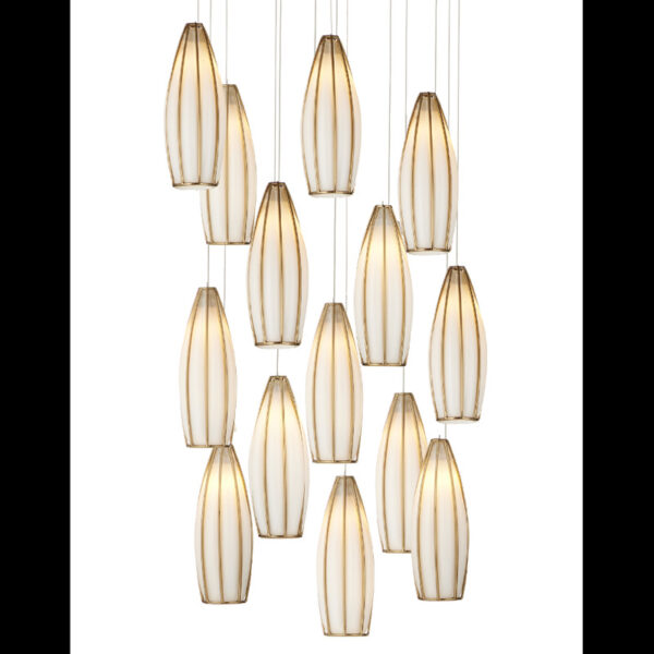 Currey Parish 15 Light Round Multi Drop Pendant 9000 1188