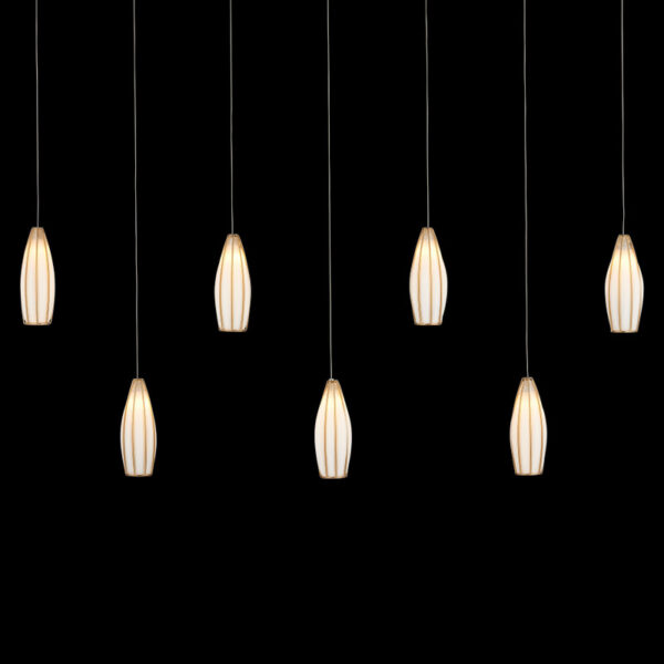 Currey Parish 7 Light Rectangular Multi Drop Pendant 9000 1192