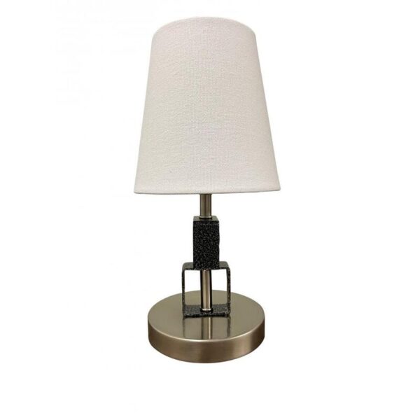 House of Troy Bryson Mini Satin Nickel/Supreme Silver Accent Lamp B208 SN SS