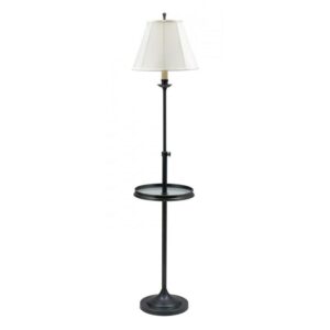House of Troy Club Adjustable Floor Lamp with Table CL202 OB
