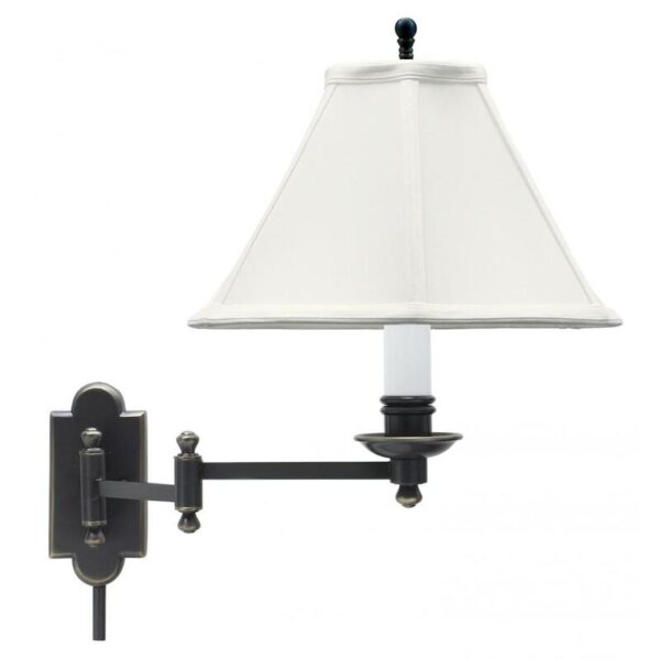 House of Troy Club Wall Swing Arm Lamp CL225 OB